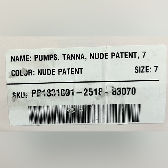 “Tanna” Nude patent pumps from JustFab. - Picture 8 of 8